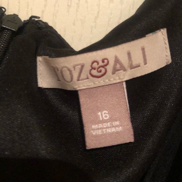 Black Pleated Dress - Picture 3 of 8